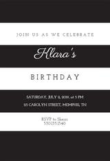 Newly Minted - Birthday Invitation